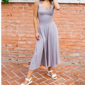 SOZY Angelina midi dress SOLD OUT Online in lavender livesozy